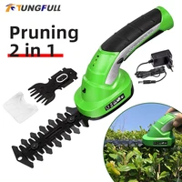 wireless lithium ion rechargeable grass cutting machine electric lawn mower garden tool hedgerow lawn dual purpose
