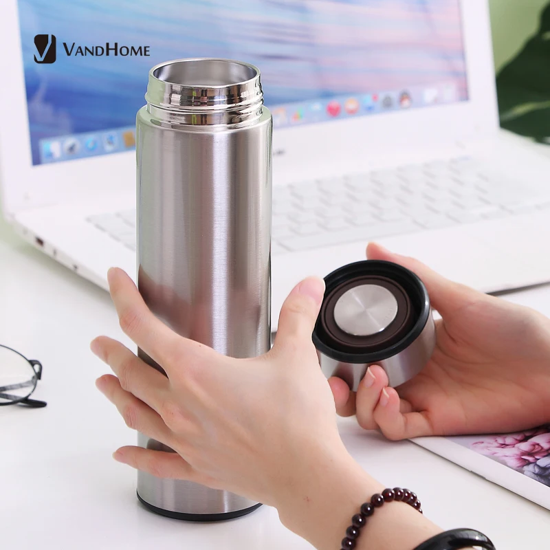 Термос из нержавеющей стали VandHome 304 Изолированная бутылка с ситечком для чая