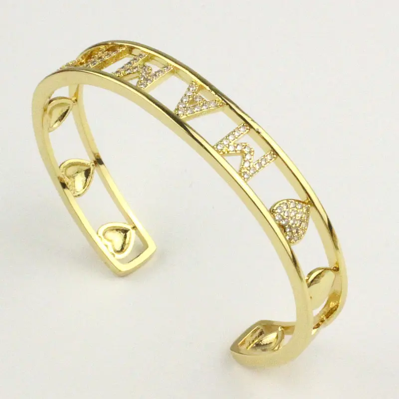 5 шт./лот новый дизайн с покрытием из фианита уникальный стиль большой браслет