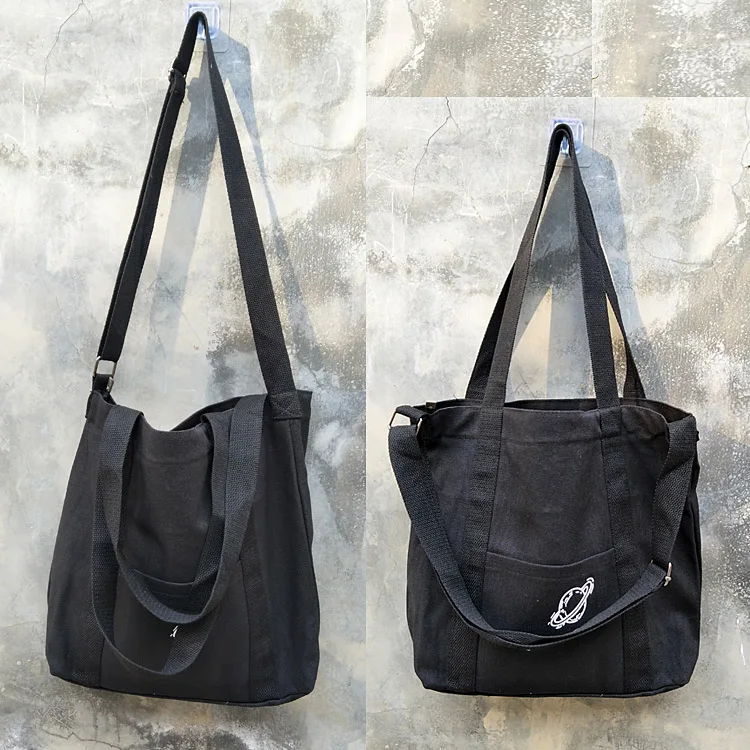 Модные холщовые сумки для женщин мессенджеры с мультяшным рисунком на ремне