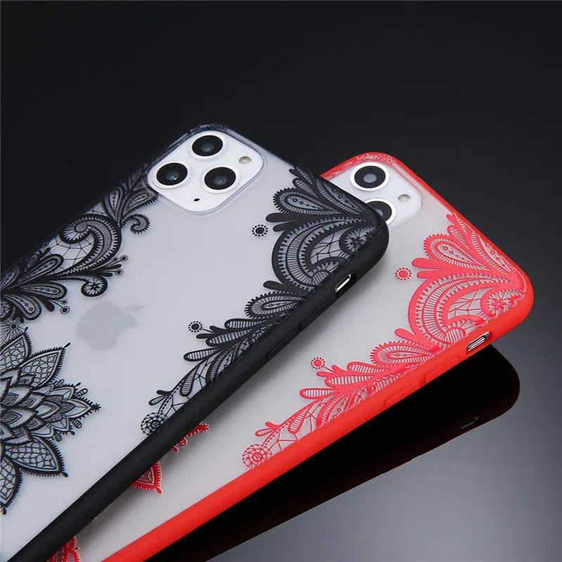 Lovebay сексуальный чехол для телефона с цветочным рисунком iPhone 11 Pro X XS XR Max 5 5S 6 6s 7 8 Plus
