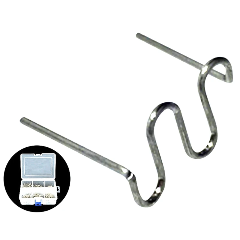 

100pcs / Pack Professional Car Bumper Repair Machine Repair Nails Back Type / Flat Angle / Right Angle / M Type 0.6/0.8mm