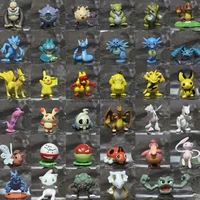 pokemon action figure gengar psyduck model toy electrode manectric marowak muk doll collections elf figurine table ornament