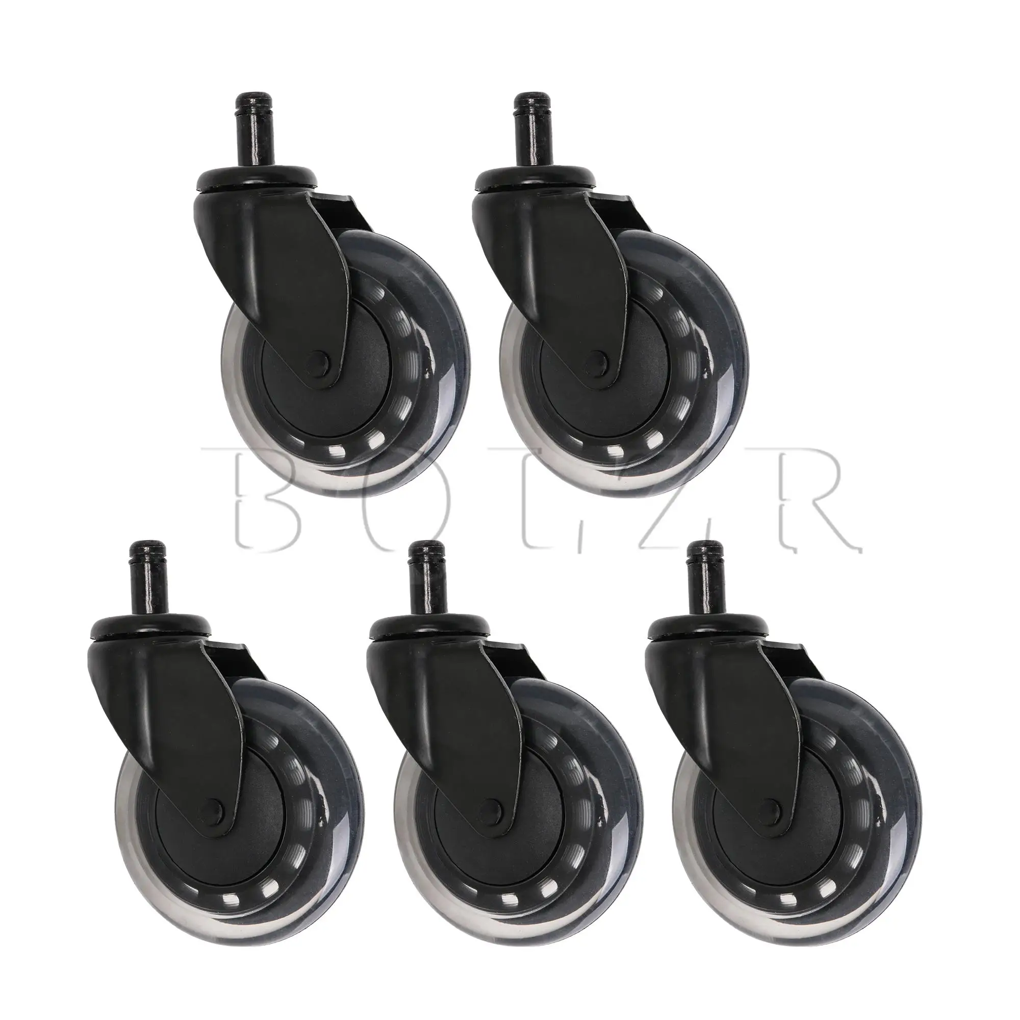 

BQLZR 5 Pieces 3" Office Chair Wheels Furniture Swivel Casters Loading 50-60KG