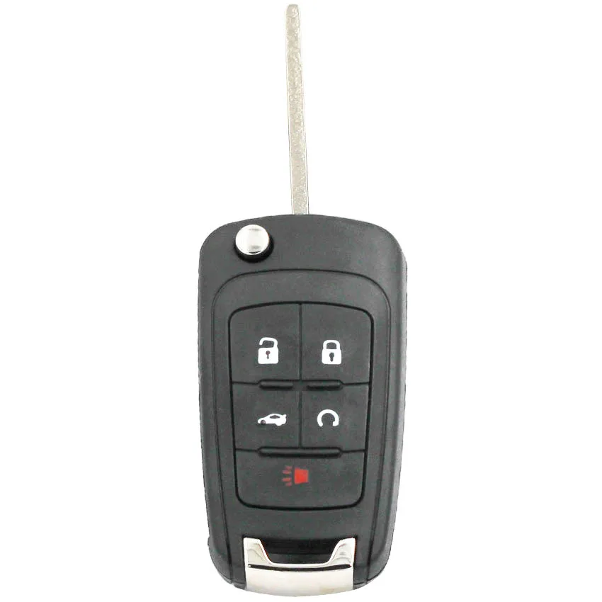 4/5 Кнопка Замена оболочки флип складной чехол для ключей Fob 3 + 1 кнопки Chevrolet Cruze