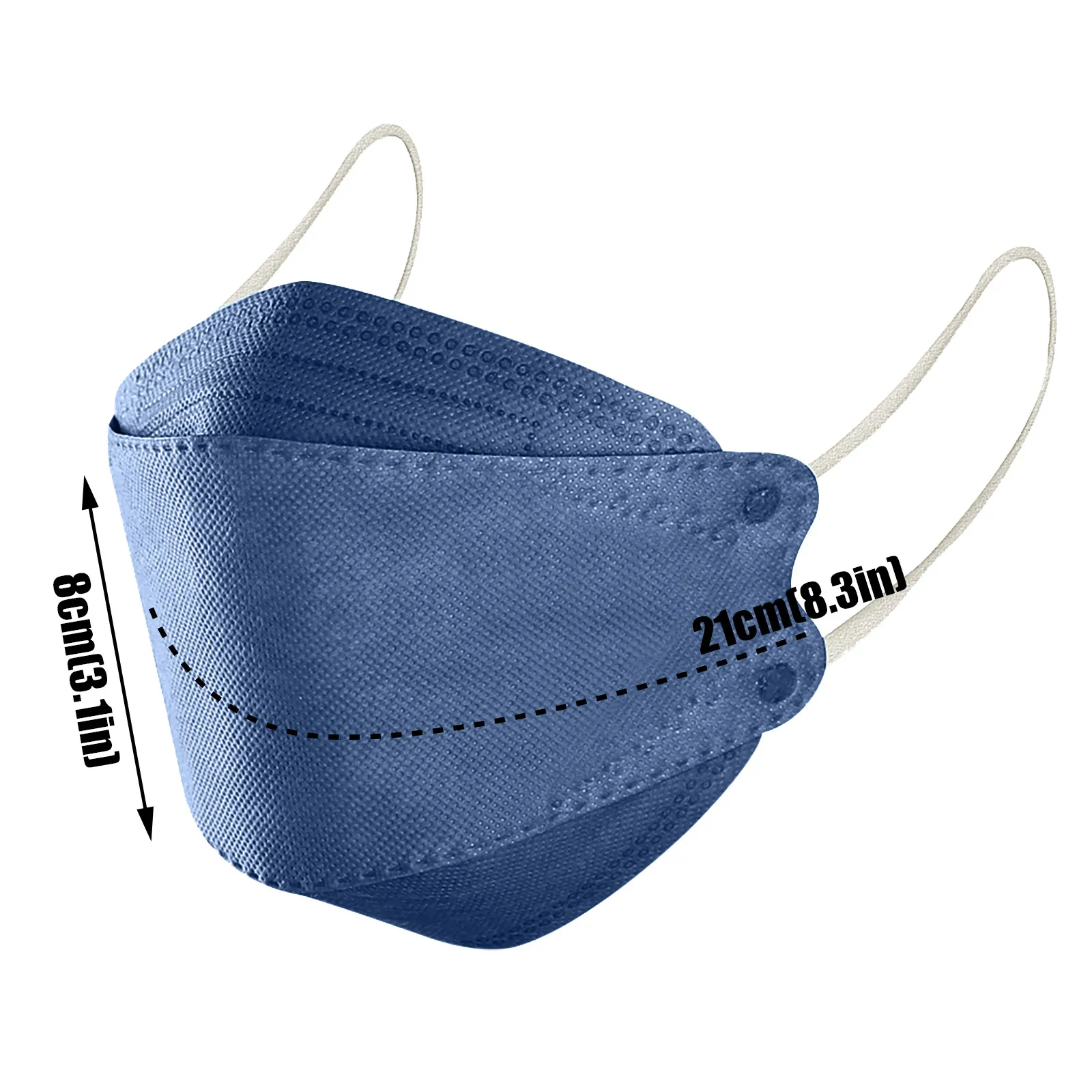 Маска уличная одноразовая из нетканого материала с защитой от капель и тумана 5