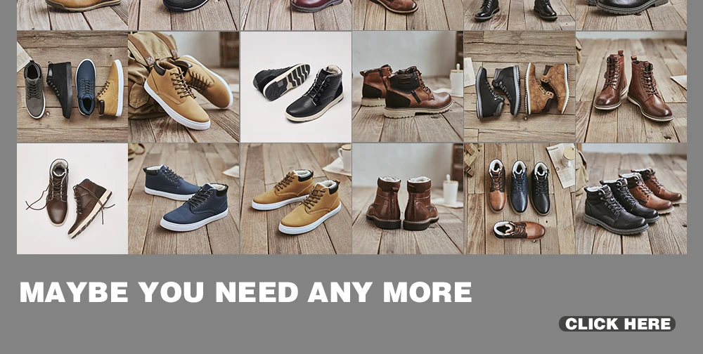 Men Warm Boots Man Winter Snow Boots Men Brand Fur Warm Ankle Botas hombre Male Casual Lace-up Luxury Leahter Men's Boots