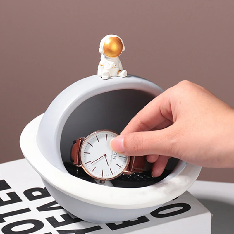 

Декоративная полимерная Статуэтка астронавта, органайзер для хранения ключей, емкость для хранения ключей для дома, гостиной