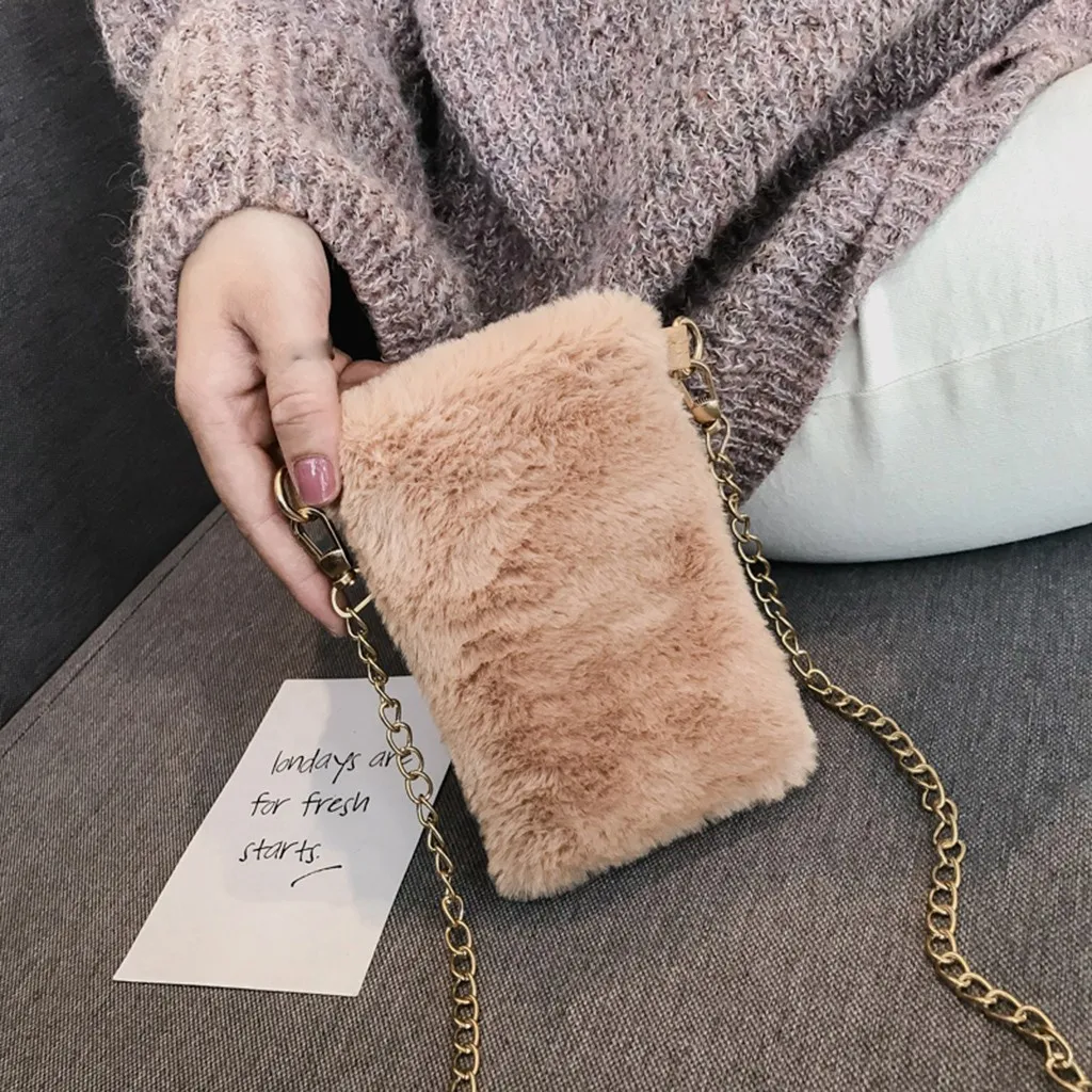 Женская элегантная мини-сумка через плечо для помады женские модные однотонные