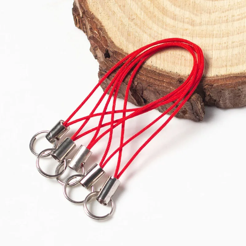 20/50/100 шт. ремешок-Держатель Брелок Застежка шнур DIY Брелки крючки сотовый телефон