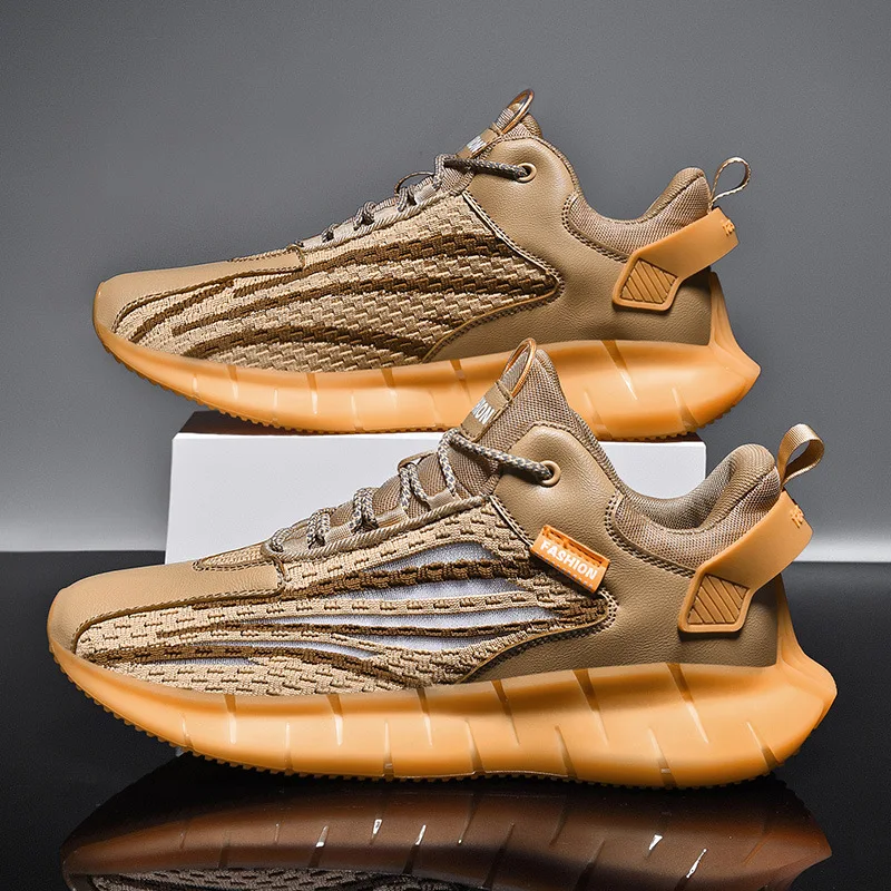 LEYW Кроссовки мужские сетчатые дышащие спортивные туфли для бега уличная