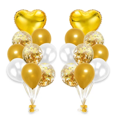 18 шт. прозрачные латексные воздушные шары с конфетти | Дом и сад