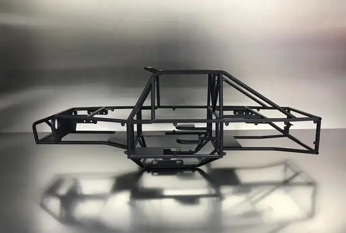 Тела Наборы металлическая рулонная клетка крышка двигателя 1/10 Масштаб RC Рок Cralwer