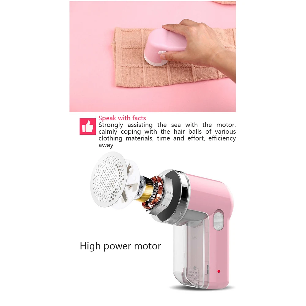 Shaver Fabric Lint Remover Fuzz Electric Fluff Portable with Brush&ampblade Professional Rechargeable Clothes | Бытовая техника