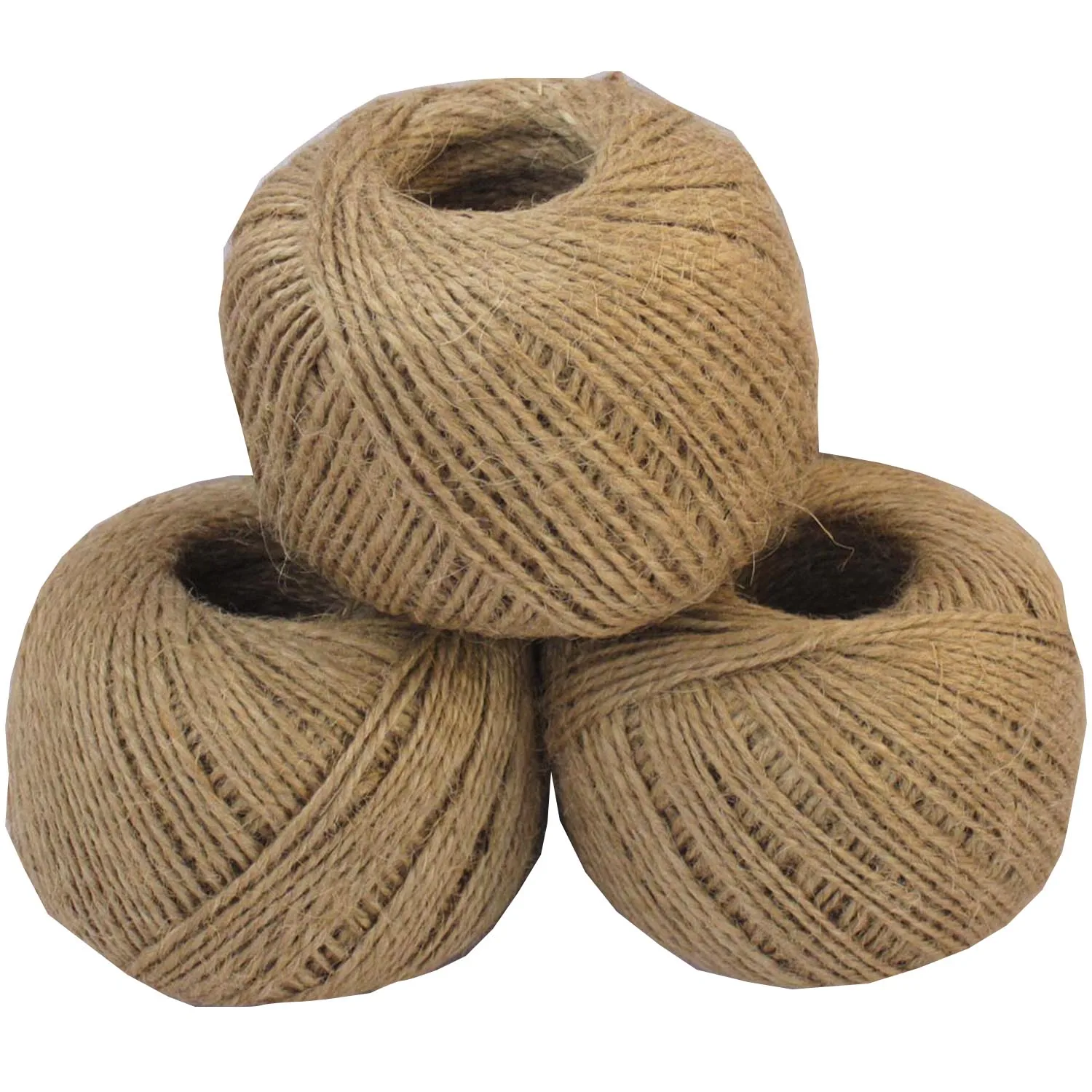 3 шт./лот натуральный джутовый шпагат сделай сам/шнуры (1 5 мм) 100 м/шар товары для