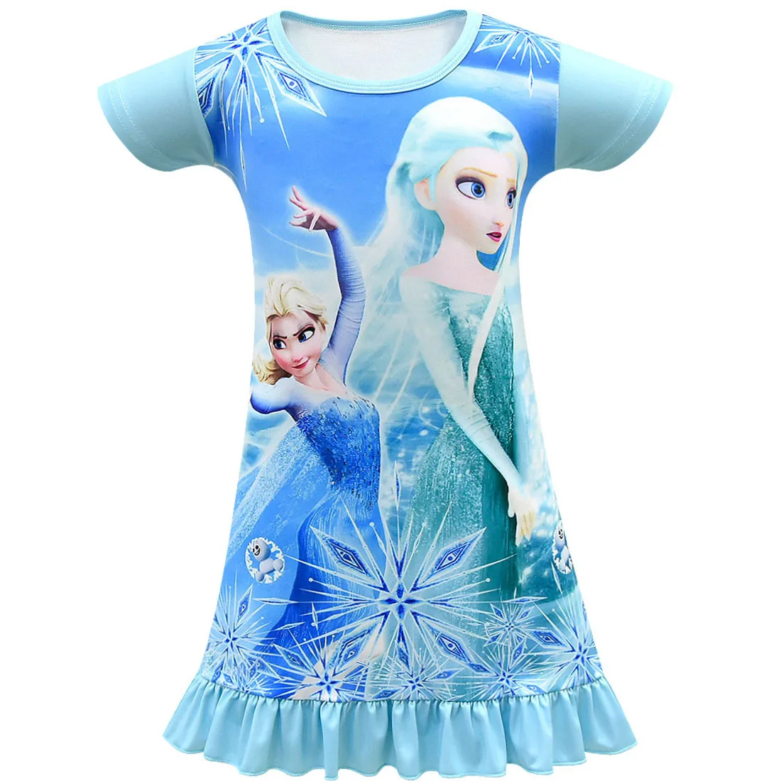 Новое пижамное платье Aishana рождественское средней длины с длинными рукавами для