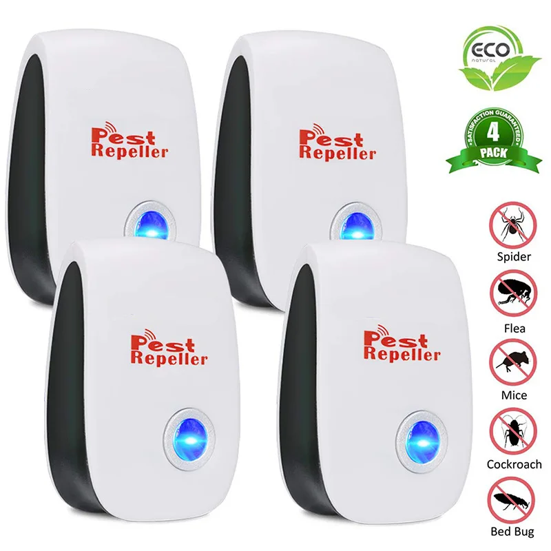 3/6/8 упаковка Ультразвуковой Отпугиватель вредителей Отклонить электронный