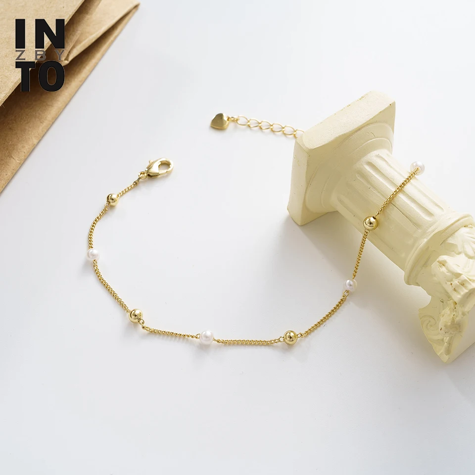 Into zby трендовые жемчужные бусинки ножные браслеты ювелирные изделия Boho 2020 летние
