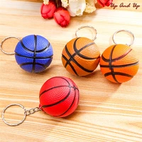 1pc basketball cell key lollipop keychain auto key chain ring dice small auto round car keyring key holder resin key chain gift