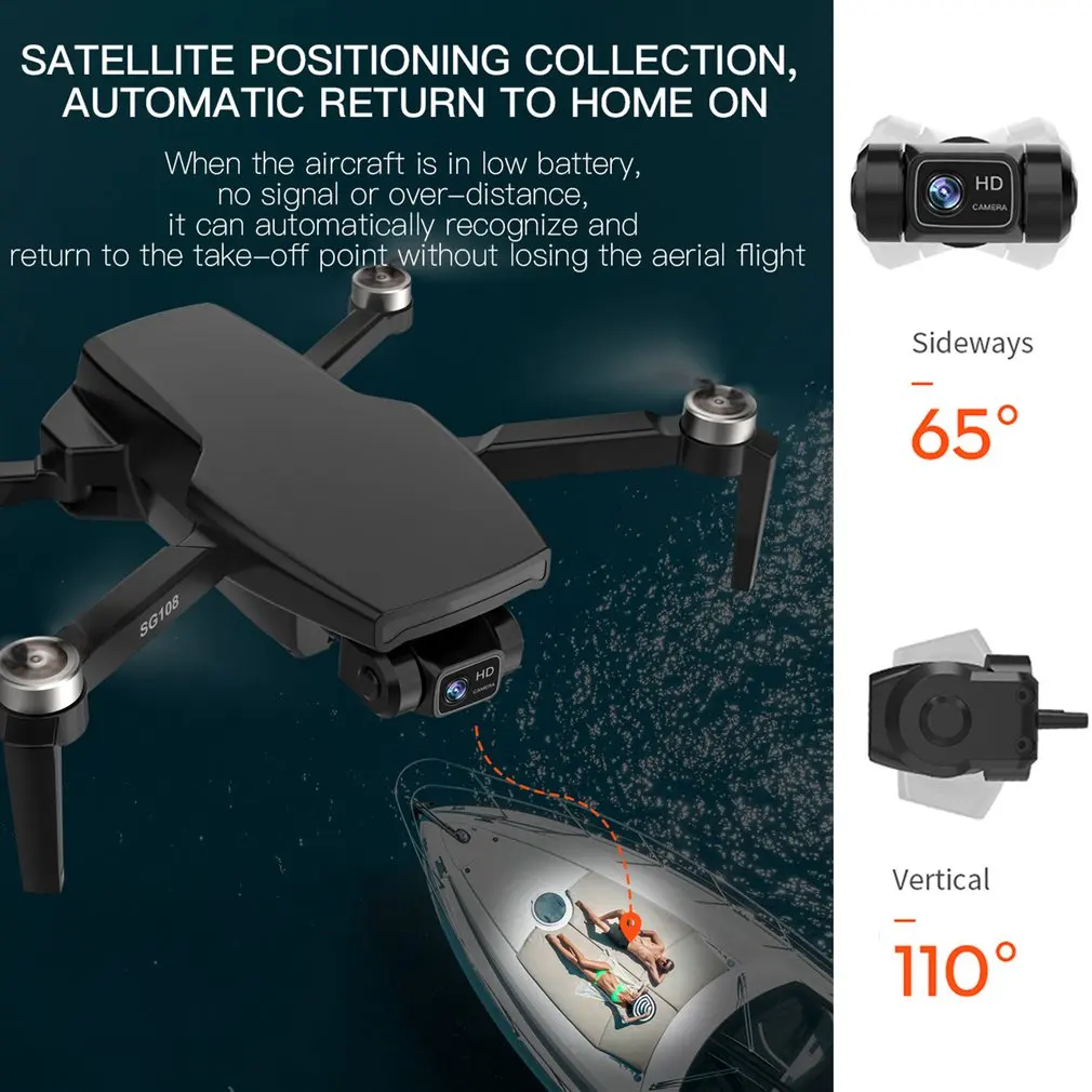 

SG108 PRO 4K Drone 2-Axis Gimbal Professional Camera GPS 5G WiFi FPV Dron Brushless Long Distance 1000m RC Quadcopter