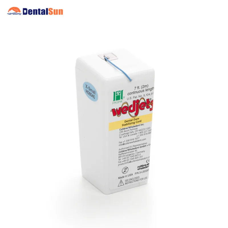 Зубные Hygenic Wedjets стабилизирующий шнур раббердам разного размера