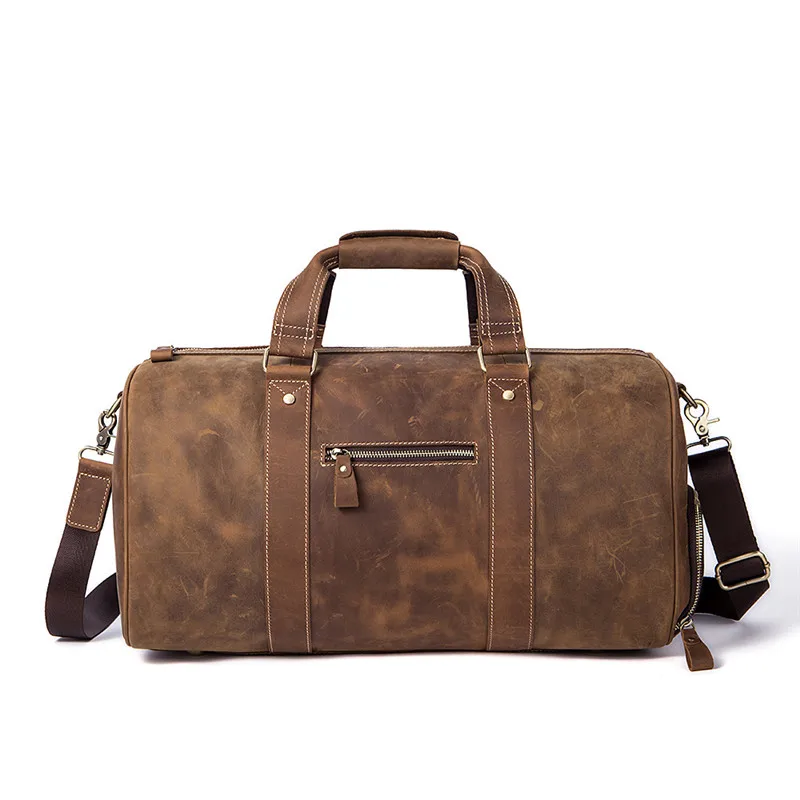 PNDME уличные из натуральной кожи мужская сумка для путешествий в винтажном стиле