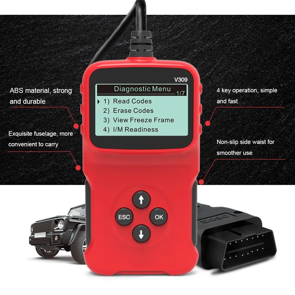 

Automobile Fault Detector Automotive Diagnostic Tools Reading Card Car Repairing Auto Diagnostic Tool Check Engine Light