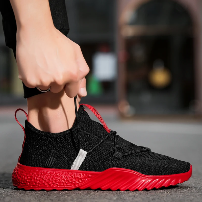 

2021 Mesh Men's Sneakers Breathable Men Casual Shoes Comfortable Men Shoes Soft Male Sneakers Slip-on Size 48 Zapatillas Hombre