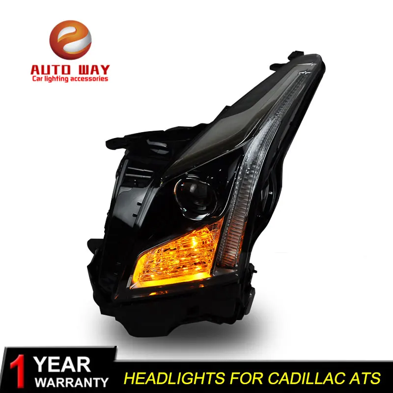 Чехол для стайлинга автомобиля Cadillac ATS 2014-2016 Автомобильные светодиодные фонари