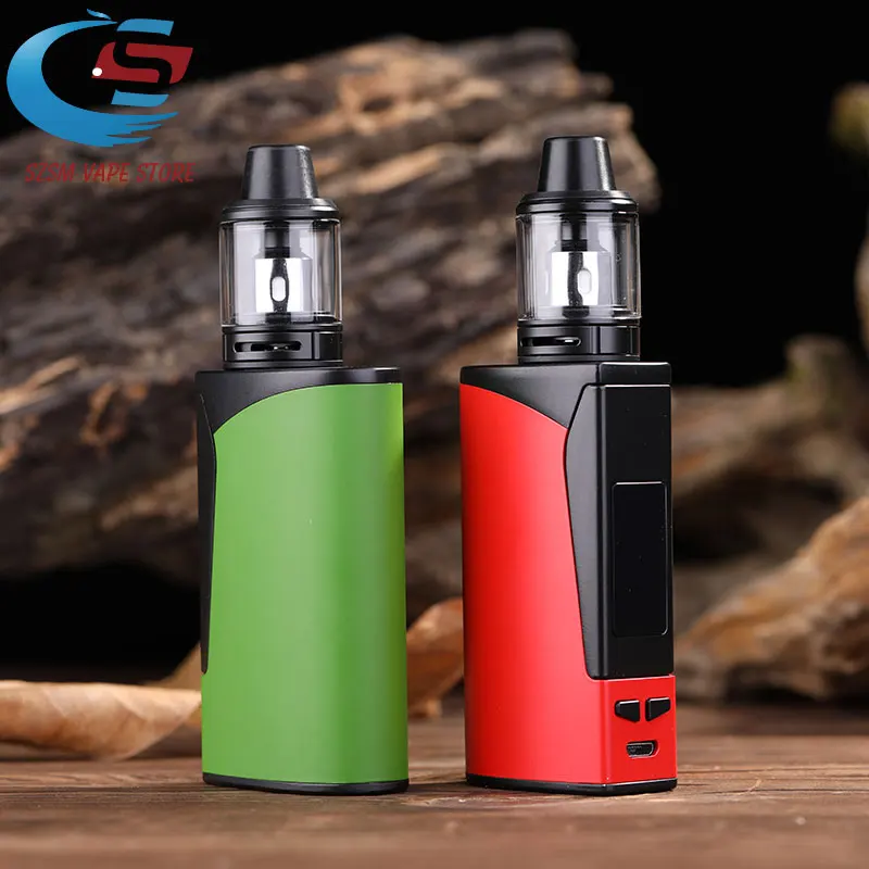Электронная сигарета 100w box mod kit vape 2200 мАч с огромным паром 2 5 ml tank электронные