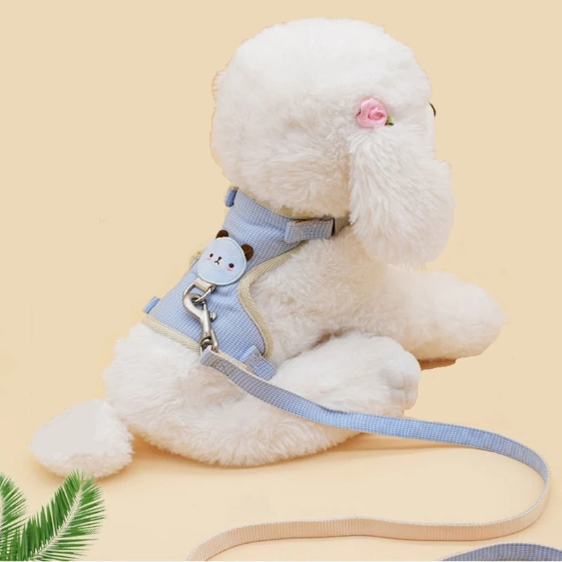 Новый 1 шт. Домашний питомец собака груди для задней панели + Тяговая веревка