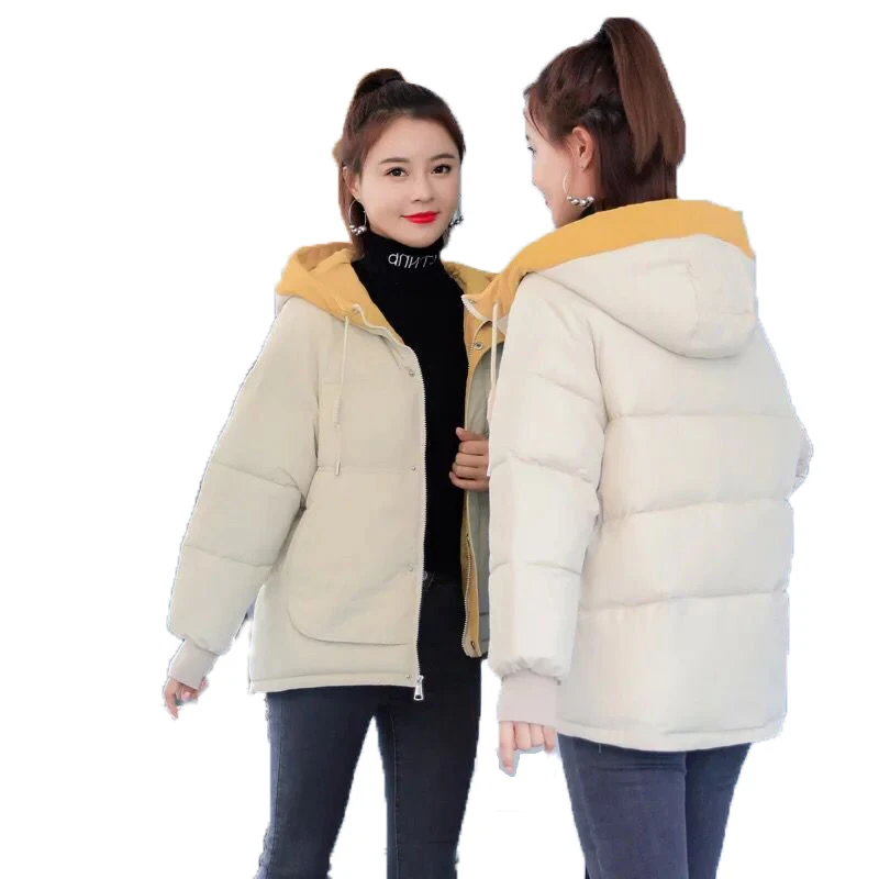 

Scienwear 2020 Winter Womens Hooded Thick Parkas Ladies Jackets For Female Padded Coats Girls Sustans Lining Plus Size Clothes