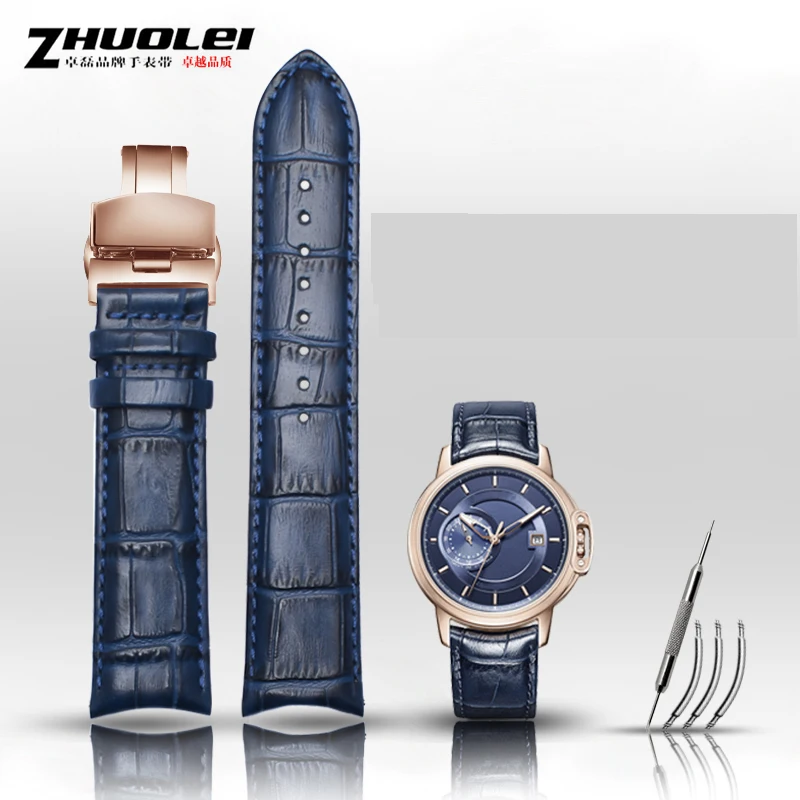 Ремешок для часов из натуральной кожи с интерфейсом arc 21 мм ремешок T issot S eiko r ossini