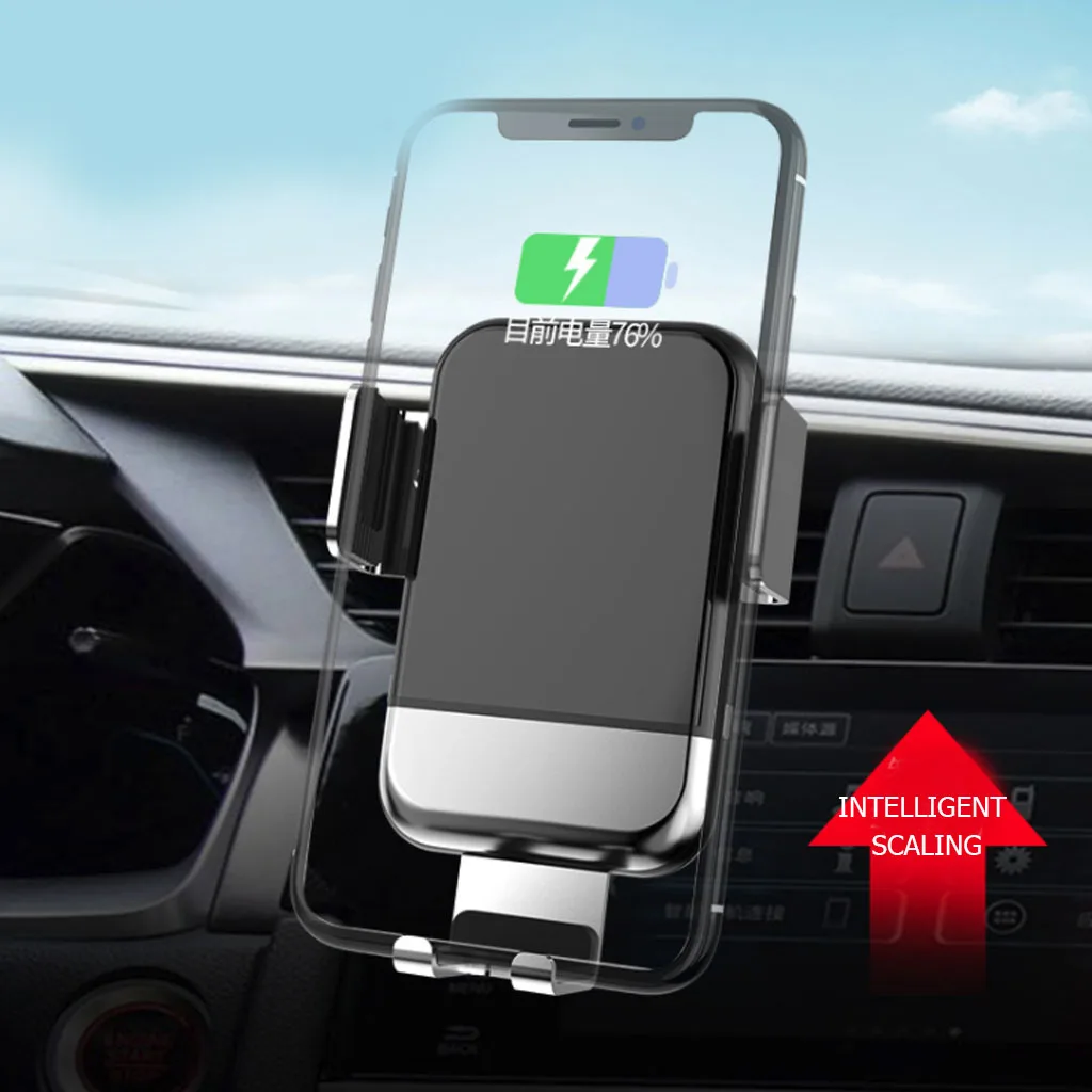 Автомобильный держатель для телефона Air Vent Mount Stand Интеллектуальная Индукционная