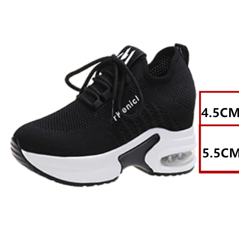 Женские повседневные туфли на платформе танкетке и высоком каблуке лоферы