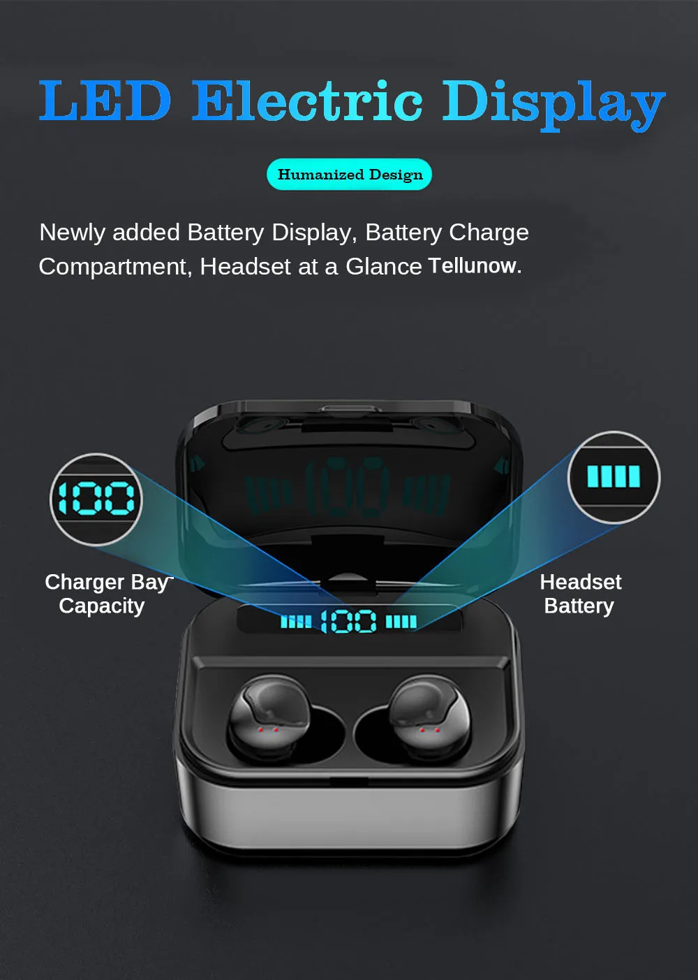 TWS Bluetooth 5,0 наушники IP7 беспроводные наушники 6D стерео HiFi беспроводные наушники игровая гарнитура с микрофоном 2200 мАч наушник
