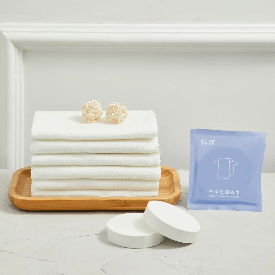 Спрессованное полотенце Xiaomi банное из растительного волокна мягкое Хорошо