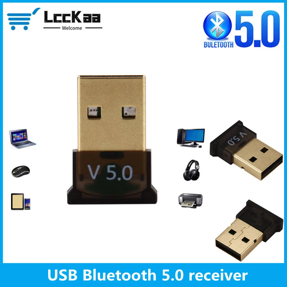 USB Bluetooth 5 0 адаптер передатчик приемник аудио ключ беспроводной для компьютера ПК