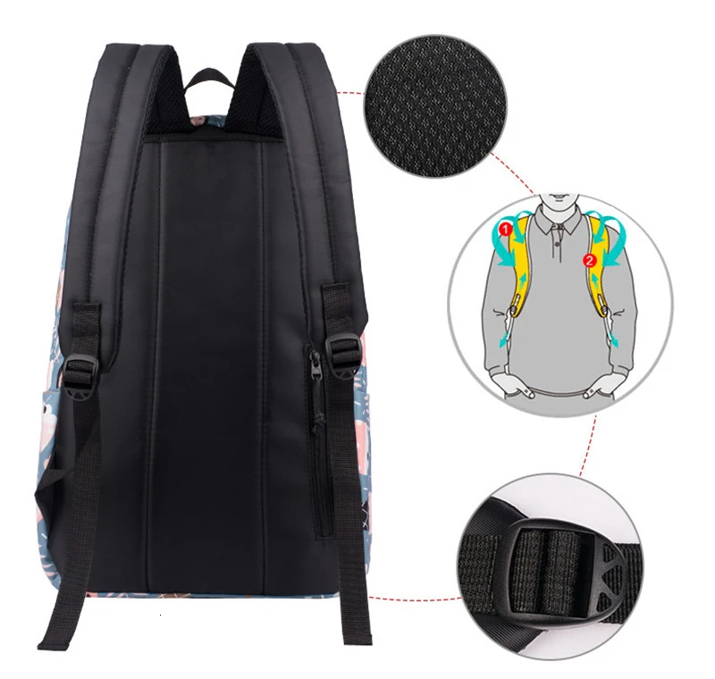 Backpack School Children Lovely Printing School bags For Student Girls Boys Waterproof Backpack School bag travel bags mochilas