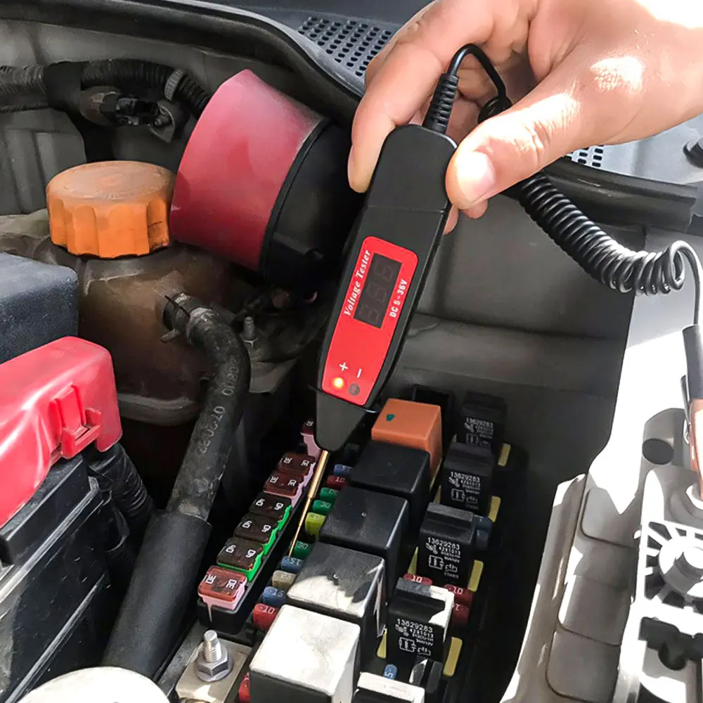 Автомобильный цифровой испытательный Карандаш 5-36 в автомобильный ЖК