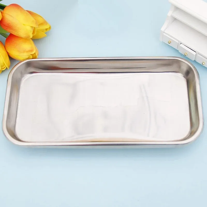 1 шт. Нержавеющая сталь косметический лоток для хранения оборудования пластина