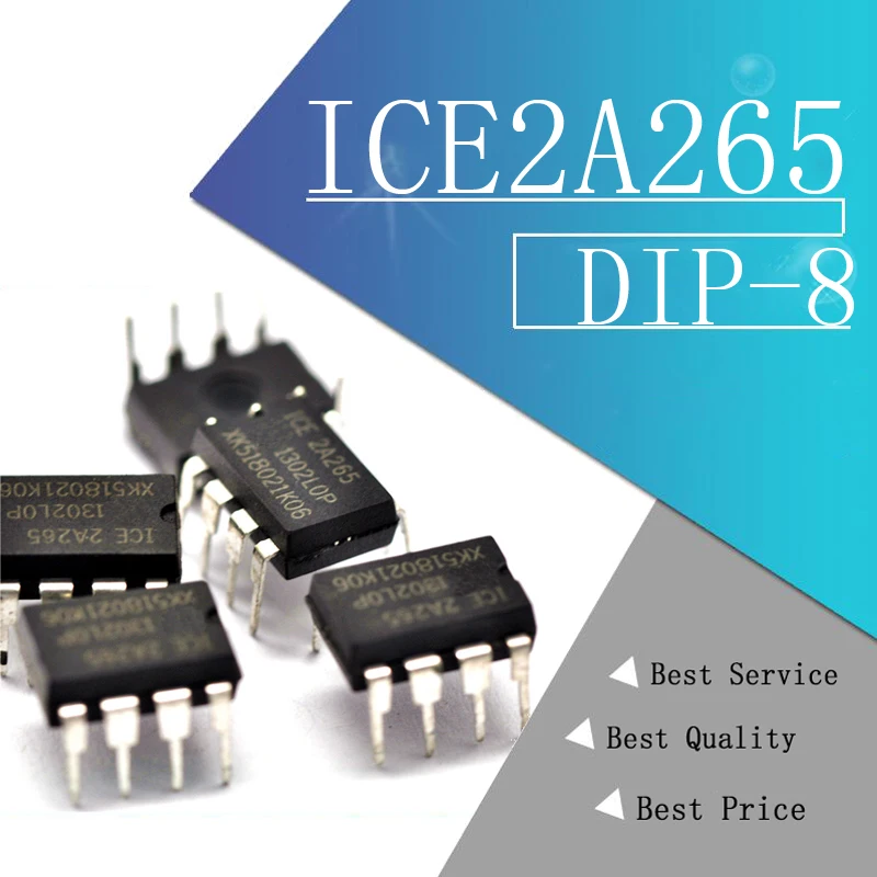 10 шт. ICE2A265 DIP 8 ICE 2A265 DIP8 ICE2A265Z интегральная схема molewei|integrated circuit|circuit integre |