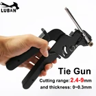 Кабельная Стяжка для 2,4-9 мм, кабельная стяжка из нержавеющей стали, ручной инструмент для закрепления кабеля, Высококачественная кабельная стяжка, цвет черный