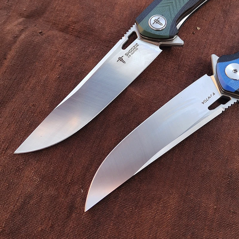 SHOOZIZ folding knife G10 handle D2 bearing tactical outdoor self defense hunting cutter Pocket knives EDC tools | Инструменты
