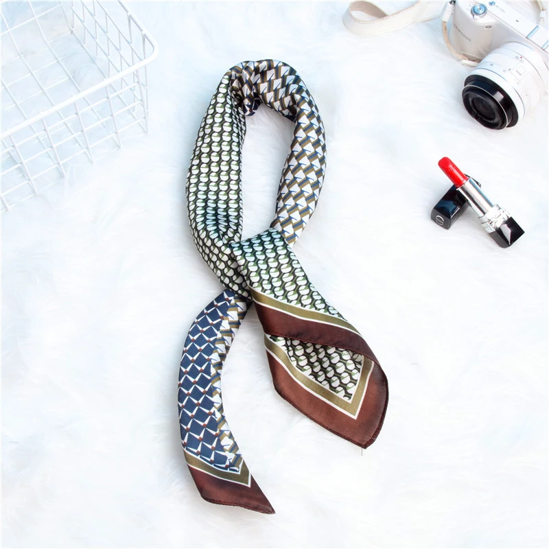 Новый двухсторонний Шелковый саржевый шарф серии Tarot с ручкой и шнуровкой