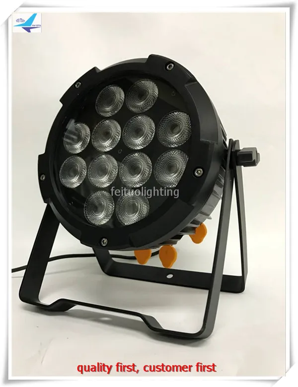 E-6pcs с корпусом Led par Водонепроницаемый 2,4 г Wi-Fi управление 12x12 Вт 6 В1 RGBWA УФ батарея беспроводный par открытый этап