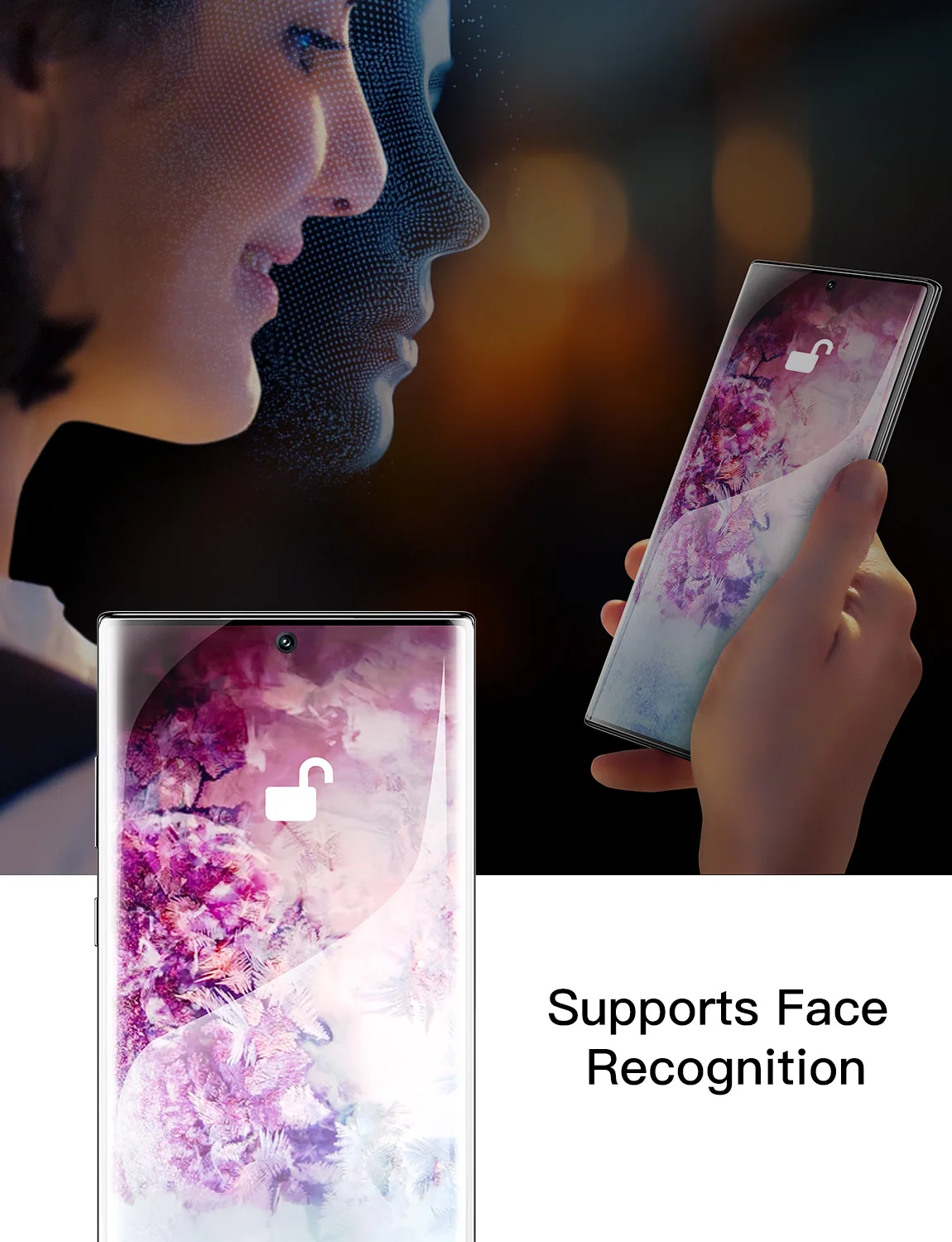 2 шт./лот ESR Защитная пленка для экрана Samsung Galaxy Note 9/10 Примечание 10 Plus/Lite мягкий TPU