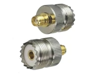 1pcs connector adapter sma female jack to uhf so239 female jack rf coaxial converter straight new