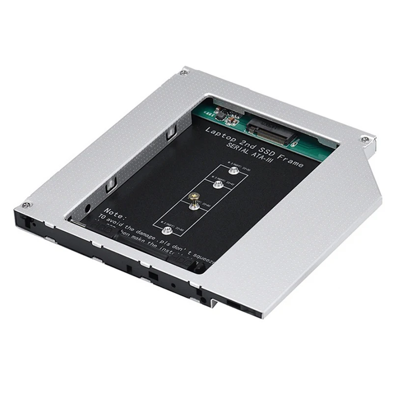 NGFF M.2 M2 2Nd HDD Caddy 12 7 мм SATA 3 Optibay жесткий диск корпус адаптер DVD-ROM 2 5 SSD чехол для