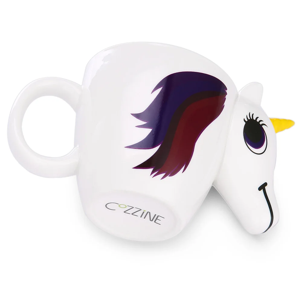 Новинка 3 шт./набор единорог керамическая меняющая цвет кружка оригинальная 3D